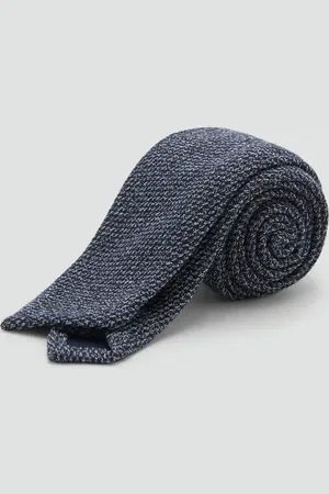 MANGO Cravatta cotone texture