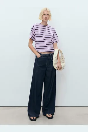 MANGO Maglietta oversize righe