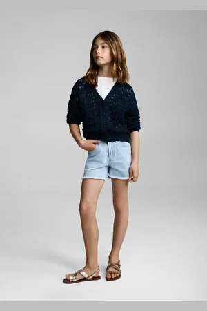 MANGO Cardigan maglia traforato