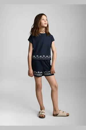 MANGO T-shirt maniche corte ricamo