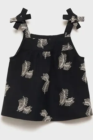 MANGO Blusa dettagli ricamati