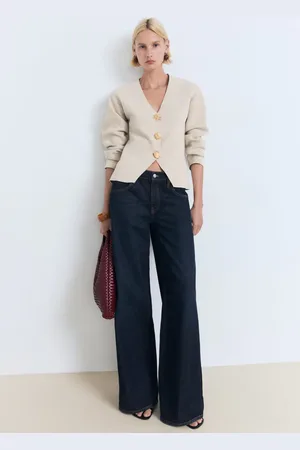 MANGO Giacca maglia bottoni gioiello