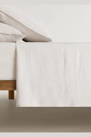 MANGO Lenzuolo superiore lino lavato letto 135 cm