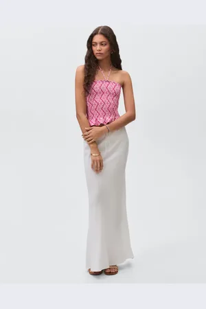 MANGO Top stampato volant