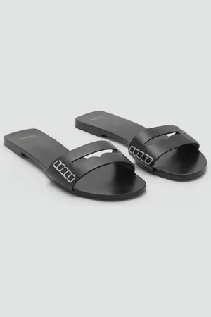 MANGO Sandali pelle fascia