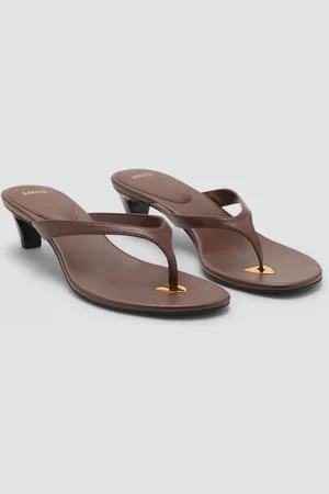 MANGO Sandali senza tallone con tacco