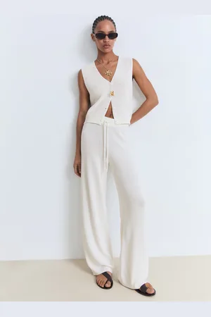 MANGO Gilet maglia traforato