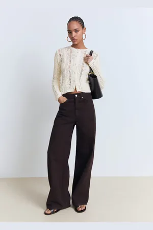 MANGO Cardigan maglia traforato