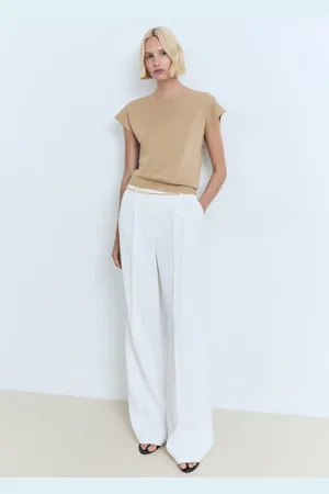 MANGO Pullover maglia sottile maniche corte