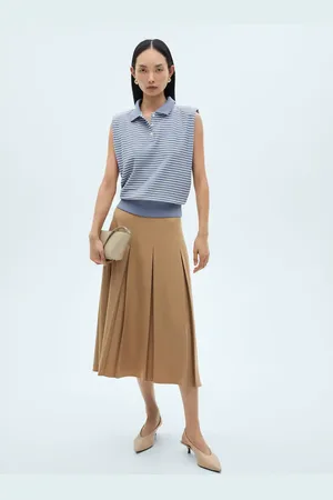 MANGO Polo righe cotone