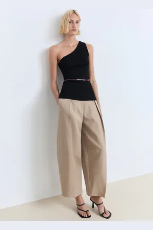 MANGO Top asimmetrico drappeggiato