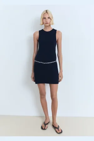 MANGO Vestito maglia corto