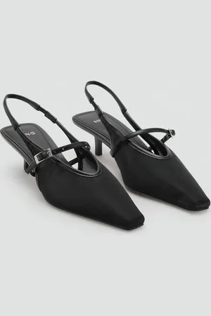 MANGO Scarpe tacco mesh senza tallone