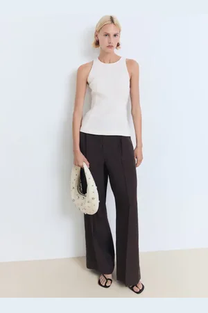 MANGO Blusa peplum collo halter