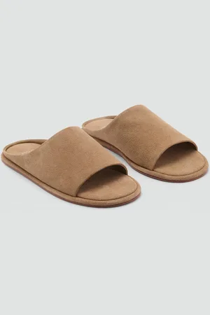 MANGO Sandali pelle scamosciata