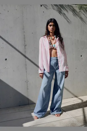MANGO Jeans wideleg pinces