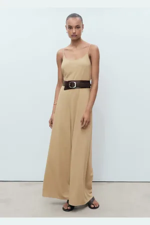 MANGO Vestito a tuta lungo diritto