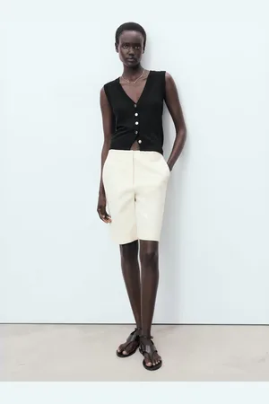 MANGO Gilet maglia sottile bottoni