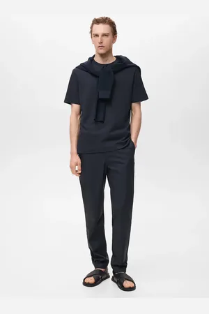 MANGO Pantaloni slim-fit 100% cotone