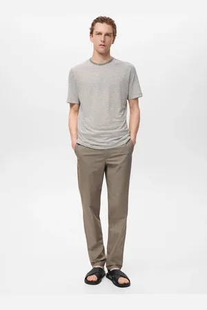 MANGO Pantaloni slim-fit 100% cotone