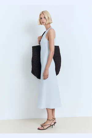 MANGO Vestito midi spalline