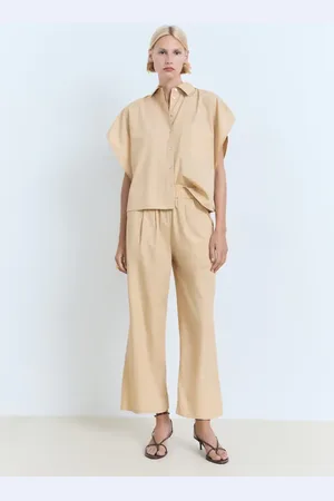 MANGO Camicia oversize maniche corte
