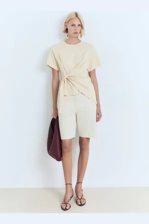 MANGO Maglietta cotone nodo