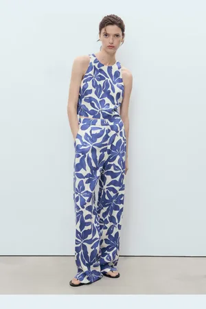 MANGO Top crop floreale