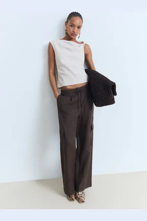MANGO Top asimmetrico spallino drappeggiato