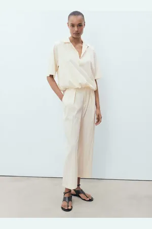 MANGO Camicia crop a palloncino
