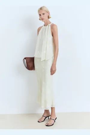MANGO Top halter dettaglio nodo