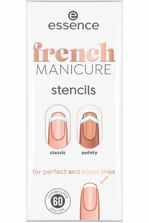 Essence FRENCH MANICURE STENCIL Adesivi per Unghie