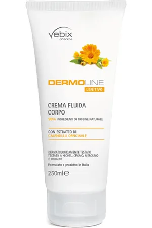 Vebix DERMOLINE Crema Fluida Corpo Calendula