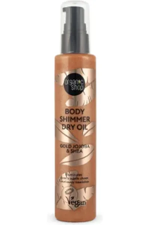 organic shop BODY SHIMMER DRY OIL Olio Illuminante Corpo - Olio di Jojoba