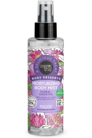 organic shop MOISTURIZING BODY MIST Spray Corpo Idratante Cocktail di Fiori