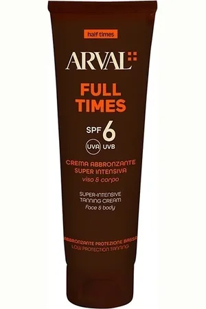 Arval FULL TIMES Crema Abbronzante Super Intensiva Viso e Corpo SPF6