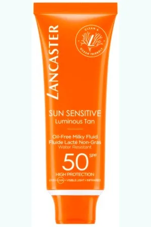 Lancaster SUN SENSITIVE Latte Fluido Viso Privo Di Oli SPF 50