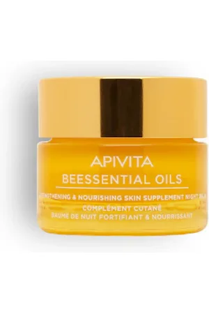 APIVITA BEESSENTIAL OILS Balsamo Notte Rinforzante e Nutriente Trattamento Supplementare per la pelle