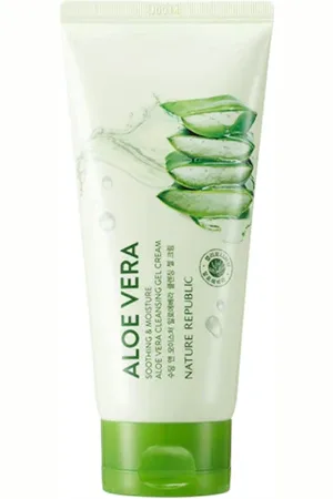 Nature Republic ALOE VERA CLEANSING GEL CREAM Crema Gel Detergente