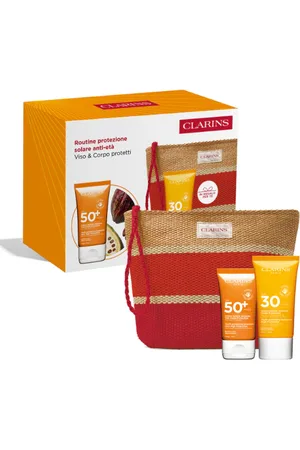 Clarins ROUTINE PROTEZIONE SOLARE ANTI-ETÀ Cofanetto Regalo