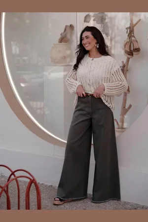 Mariquita Trasquilá Pantaloni rectos tiro alto s