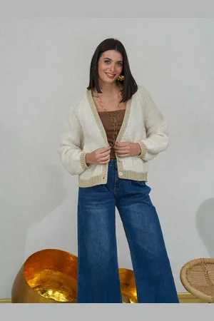 Mariquita Trasquilá Cardigan contraste brilli taglia unica