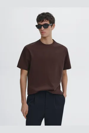 Massimo Dutti Maglietta Wide Fit 100% Cotone