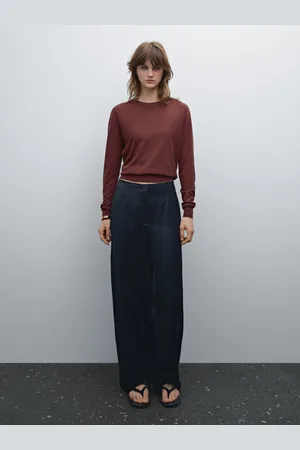 Massimo Dutti Maglia Lavorata In Misto Cotone