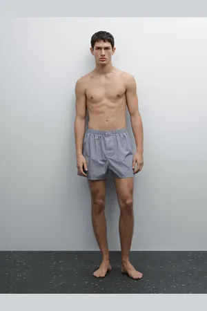Massimo Dutti Boxer In Popeline A Quadretti
