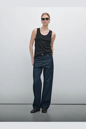 Massimo Dutti Canotta Con Spalline Larghe 100% Cotone