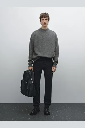 Massimo Dutti Jeans Slim Fit In Satin Misto Cotone