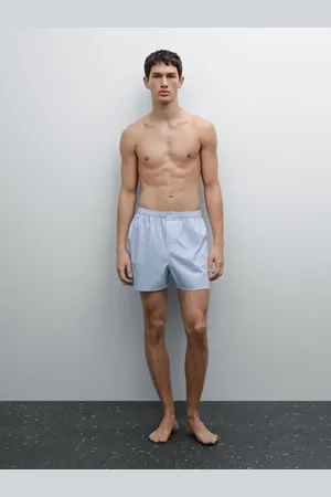 Massimo Dutti Boxer In Popeline A Quadretti