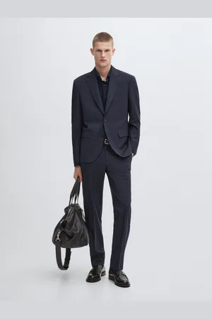 Massimo Dutti Blazer Da Abito 100% Lana
