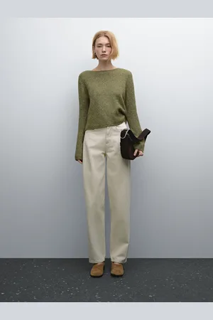 Massimo Dutti Pullover In Maglia Mélange Con Alpaca